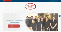 Desktop Screenshot of eastperthdental.com